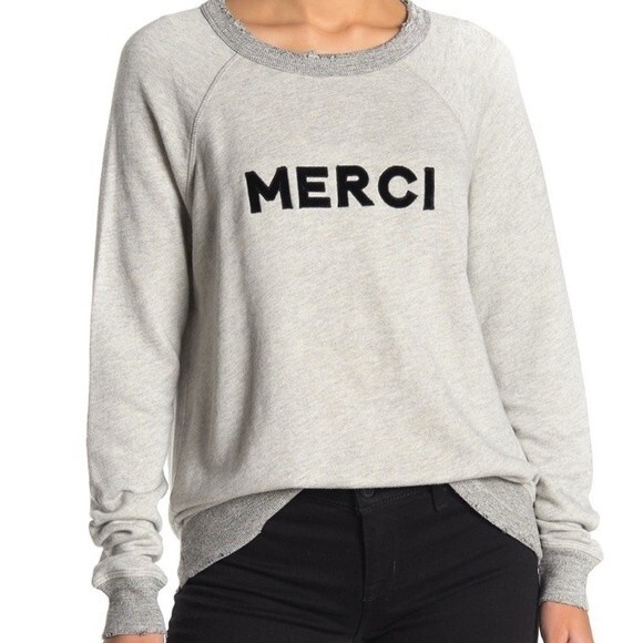 n:philanthropy Montreal Merci Crew Neck Sweatshirt - Picture 1 of 10